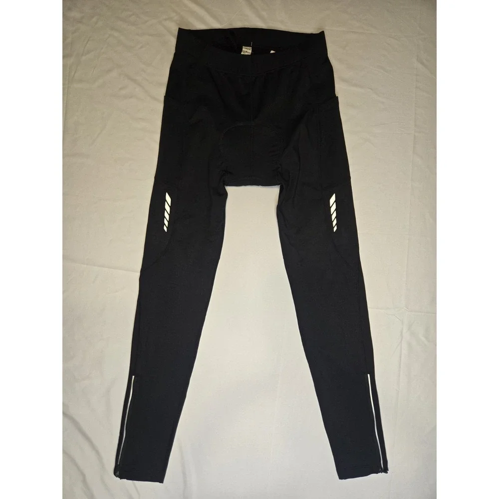 Baleaf Padded Black Cycling Pants HighRise Performance Womens Med Water Resist